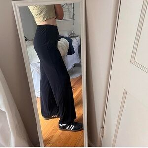 Black Wide-Leg Pants